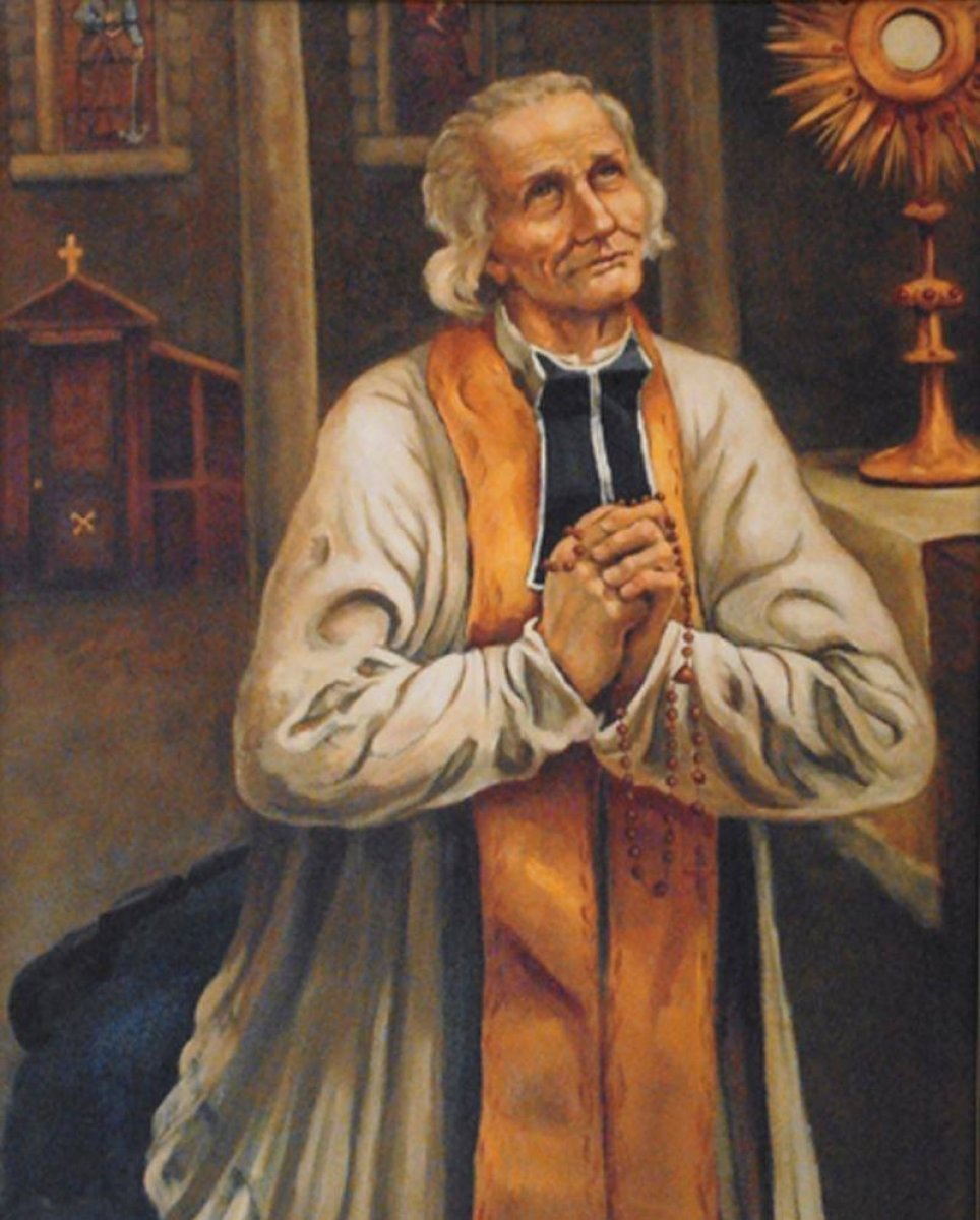 São João Maria Vianney (Cura d'Ars), presbítero e padroeiro dos sacerdotes