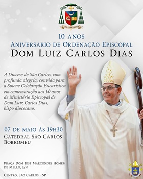 Imagem de Missa pelos 10 anos de Ordenação Episcopal de Dom Luiz